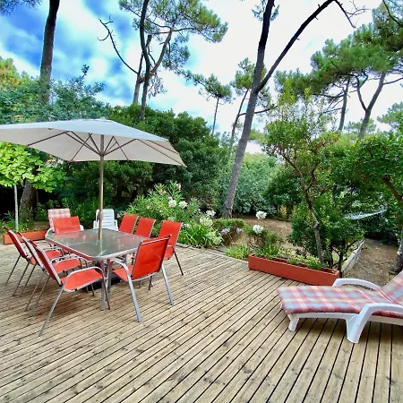 Dom wakacyjny Welcoming House In Cap Ferret Close To The Beach, Garden, Terrace, Wifi And Tv Lège-Cap-Ferret